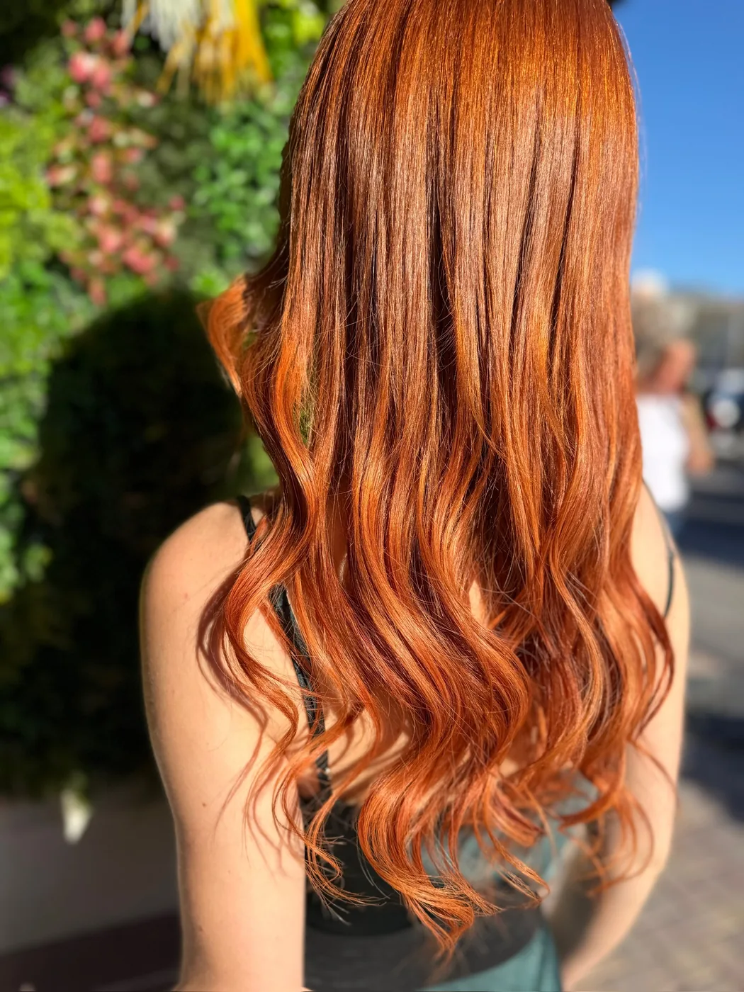 Bright blonde finish by Extensions Mia